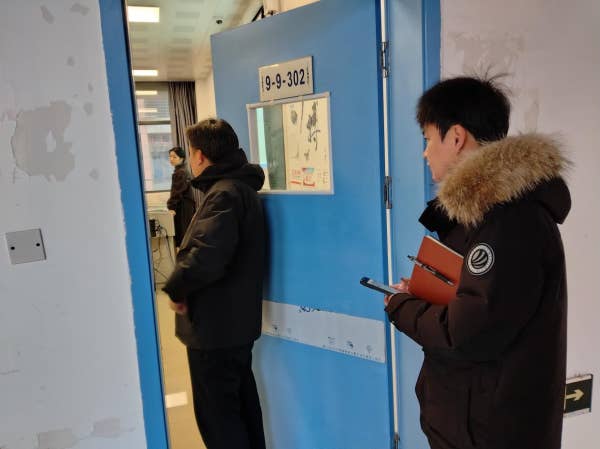 中医药系进行开学首日教学秩序检查